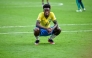 (FILES) Brazil's forward #07 Vinicius Junior reacts after the 2026 World Cup round of 16 football match between Brazil and Norway at the New York/New Jersey Stadium in East Rutherford on July 5, 2026. (Photo by ANGELA WEISS / AFP)