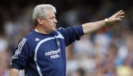 (Files) Newcastle's English Manager Kevin Keegan gestures during their Premier League match against West Ham at Upton Park, East London on April 26, 2008. (Photo by Glyn Kirk / AFP)