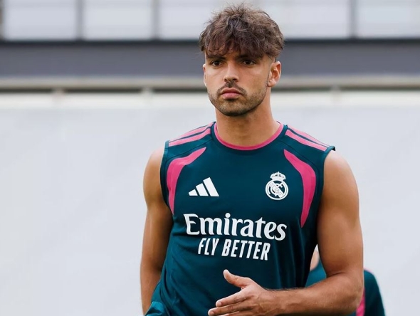 Real Madrid defender Raul Asencio 