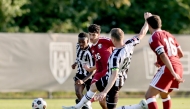Action during the friendly match between Qatar U-23 and Heracles Almelo.