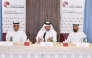 QC Board Member Eng. Ali bin Abdullatif Al-Misned; UAE Ambassador to Qatar, H E Saeed Abdullah Al Qamzi; and AIM Congress Organising Committee Chairman Dawood Al Shezawi during the meeting.
