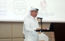 Undersecretary of the Ministry of Education and Higher Education H E Dr. Ibrahim Saleh Al-Nuaimi addressing the attendees during the workshop.