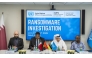 Ambassador of Angola H E António Coelho Ramos da Cruz (second left) with  Ambassador of Mozambique H E Isac Mamudo Massamby (right) and Deputy Chief of the UNODC Regional Centre for Combating Cybercrime Jassim Yousuf Al-Kuwari at the event.