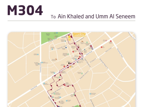 Provided route map.