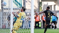 Juventus' Brazilian defender #03 Bremer (R) celebrates after scoring during the Italian Serie A football match between Frosinone and Juventus at the Benito Stirpe Stadium in Frosinone on August 23, 2026. (Photo by Andreas SOLARO / AFP)