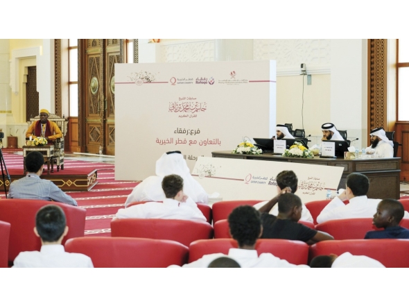 The competitions brought together young Quran memorisers who qualified from preliminary rounds involving more than 300 participants.