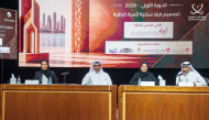 Officials during a press conference.