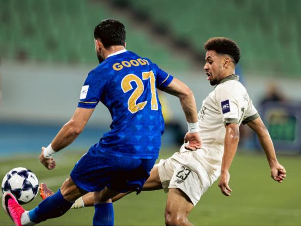 Action during the match between Al Sadd and Esteghlal.  