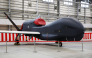 This picture taken on January 23, 2023 shows a Global Hawk unmanned surveillance aircraft of the Japan Air Self-Defence Force (JASDF) in Misawa, Aomori prefecture. (Photo by JIJI PRESS / AFP) / Japan OUT