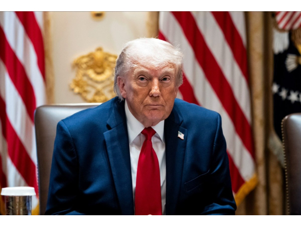 File photo of US President Donald Trump.