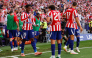 Atletico Madrid's Canadian forward #15 Jonathan David celebrates scoring his team's second goal during the Spanish league football match between Club Atletico de Madrid and Real Madrid CF at the Metropolitano stadium in Madrid on September 20, 2026. (Photo by Oscar DEL POZO / AFP)