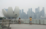  This photo taken on Sept. 14, 2026 shows the city skyline of Singapore's Marina Bay area. (Xinhua/Then Chih Wey)