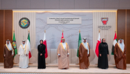 Minister of Social Development and Family H E Buthaina bint Ali Al Jabr Al Nuaimi and other Ministers from the GCC countries at the meeting in Bahrain yesterday.
