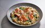 Barley Porridge With Spinach and Smoked Salmon. (Tom McCorkle/For The Washington Post; food styling by Gina Nistico)
 