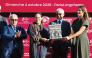H H Sheikh Abdullah bin Khalifa Al Thani crowns the winners of the Qatar Prix de l'Arc de Triomphe, won by Aga Khan Studs-owned Daryz. Ambassador of the State of Qatar to the French Republic  H E Sheikh Ali bin Jassim Al Thani is also present. (PICS: SCOOPDYGA