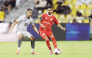 Al Shamal's Riyad Mahrez (right) in action in his debut QSL match. PIC: AlkassTVSports