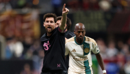 Lionel Messi #10 of Inter Miami CF reacts during the MLS match between Atlanta United FC and Inter Miami CF at Mercedes-Benz Stadium on October 17, 2026 in Atlanta, Georgia. (Photo by Kevin C. Cox /  AFP)
 