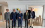 Ambassador of Qatar to France H E Sheikh Ali bin Jassim Al Thani, Chairman of QC Sheikh Khalifa bin Jassim bin Mohammed Al Thani, Board Member of QBA Sheikh Hamad bin Faisal Al Thani with other officials during the meeting.