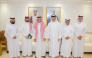 The Community College of Qatar officials with members from the Saudi Embassy delegation.