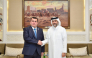 QFZ CEO H E Sheikh Mohammed bin Hamad bin Faisal Al-Thani, with Minister of Economic Development and Trade of the Republic of Tajikistan, H E Abdurahmonzoda Abdurahmon Safarali.
