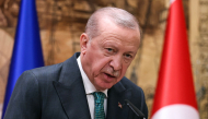Turkey's President Recep Tayyip Erdogan speaks during a press conference with his Ukrainian counterpart at the Presidency Working Office in Dolmabahce, in Istanbul on October 31, 2026. (Photo by BERK OZKAN / AFP)
