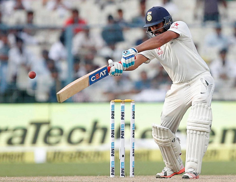 India's Rohit Sharma plays a shot. (REUTERS/Rupak De Chowdhuri)