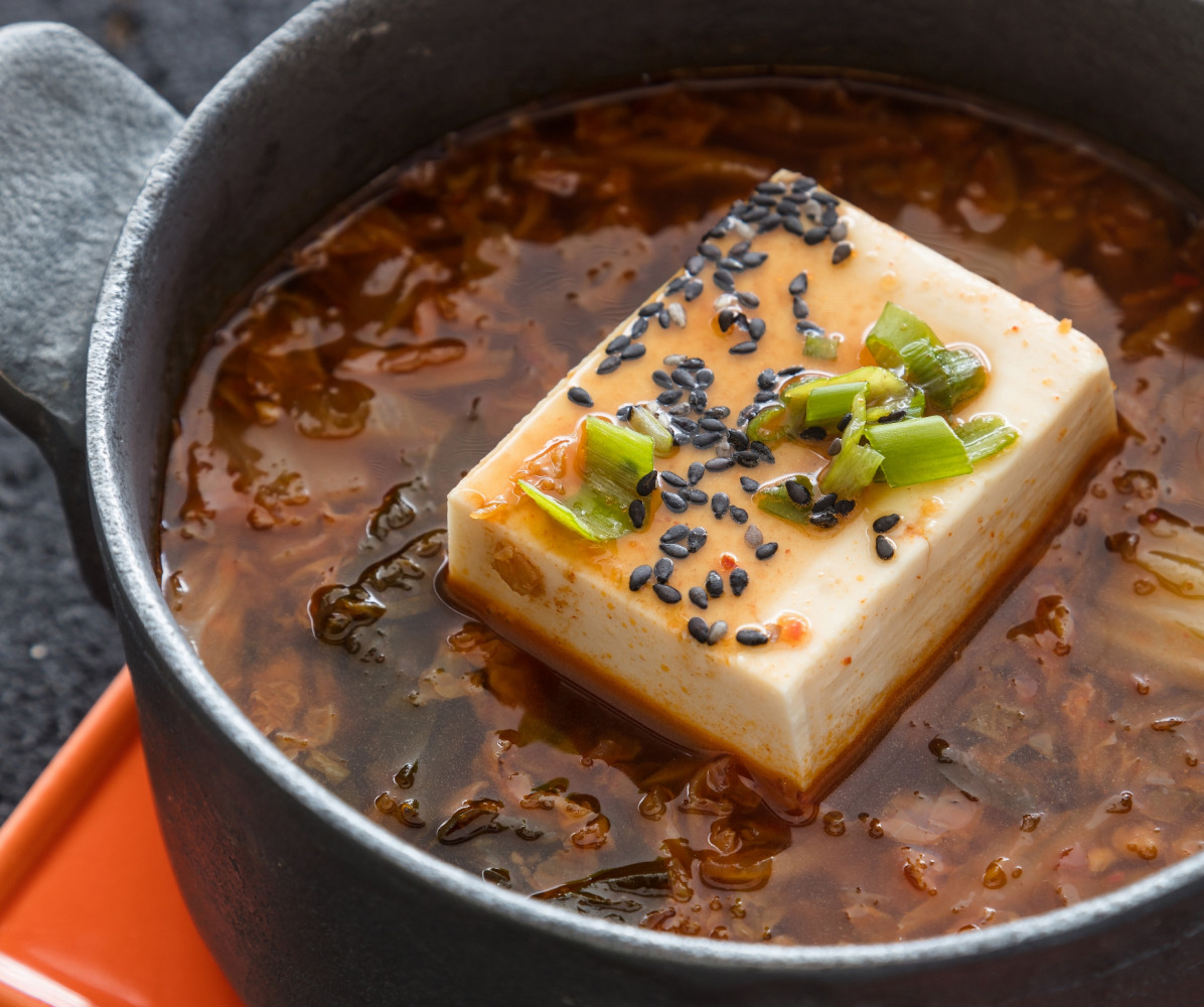 Korean Soft Tofu Stew (Photo by Goran Kosanovic for The Washington Post)