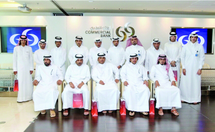 Young Qataris who attended Commercial Bank's Career Fair