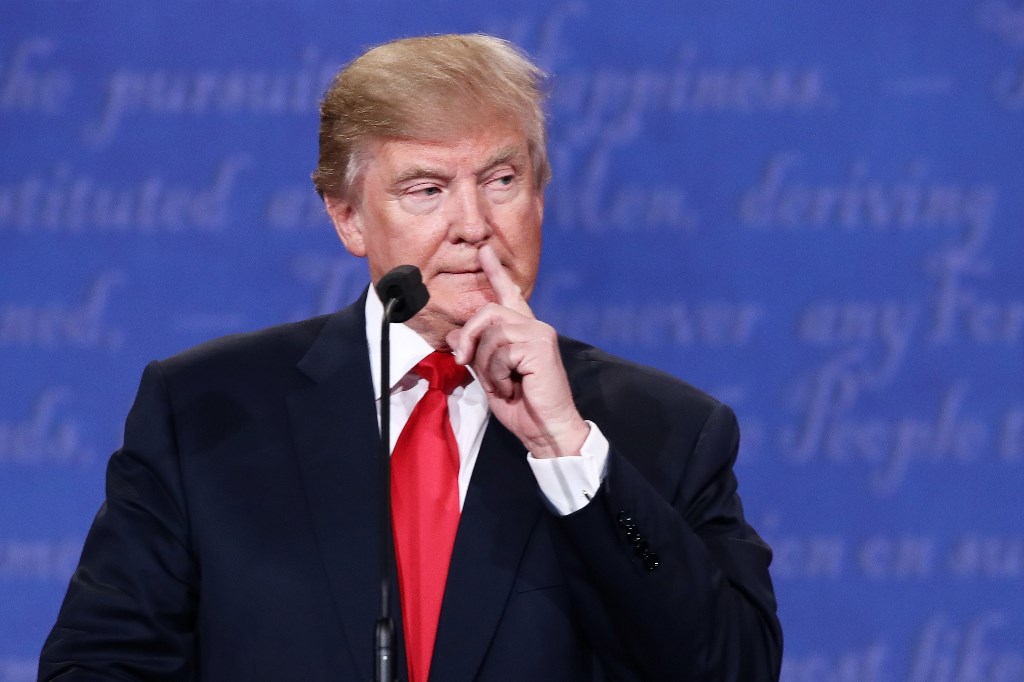 An undated file photo of US president-elect Donald Trump. AFP