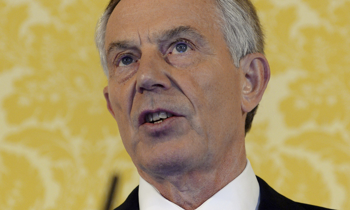 Tony Blair delivers a speech following the publication of The Iraq Inquiry Report by John Chilcot in London, July 6, 2016. (REUTERS / Stefan Rousseau) 