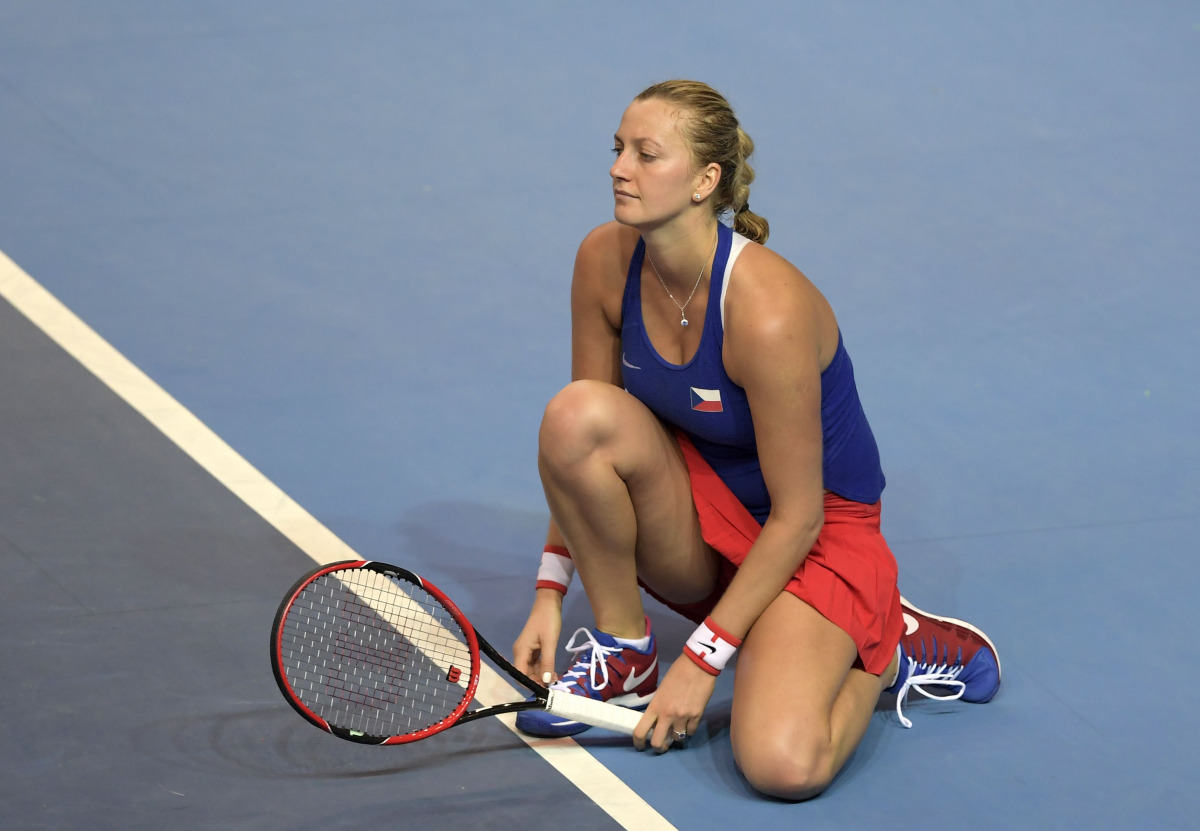 Czech Republic's Petra Kvitova (file photo / AFP / PATRICK HERTZOG)