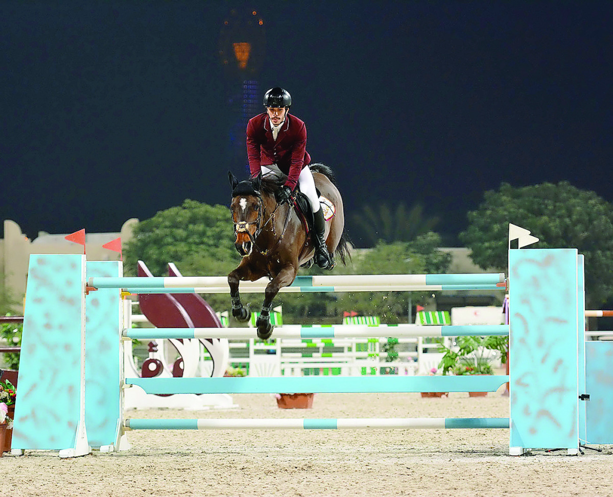 Action from last week's Show Jumping Championship at the Qatar Equestrian Federation's (QEF) Main Arena. 