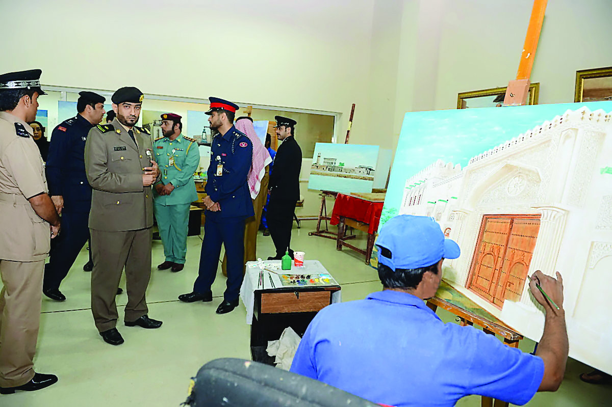 Delegates from GCC countries participating in the 5th GCC Inmates Week visiting the Penal and Correctional Institutions Department.