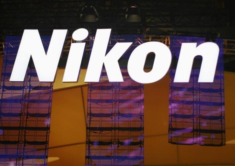 FILE PHOTO:  A sign hangs in the Nikon booth on the first day of the Consumer Electronics Show (CES) in Las Vegas January 8, 2013. REUTERS/Rick Wilking