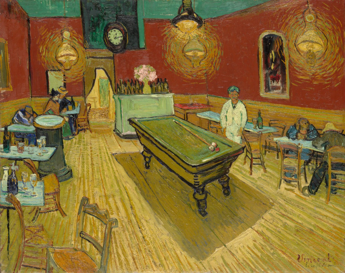 Yale University Art Gallery in New Haven Connecticut shows impressionist painter Vincent van Goghs' 1888 oil on canvas 