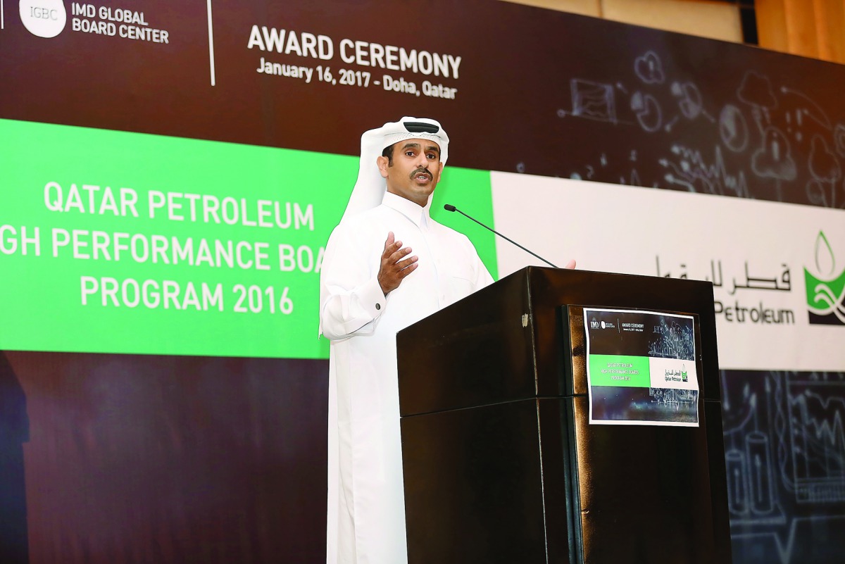 Saad Sherida Al Kaabi, President and CEO of Qatar Petroleum, 