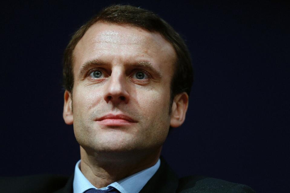 French Economy Minister Emmanuel Macron in Paris on February 24, 2016 (AFP / Thomas Samson) 