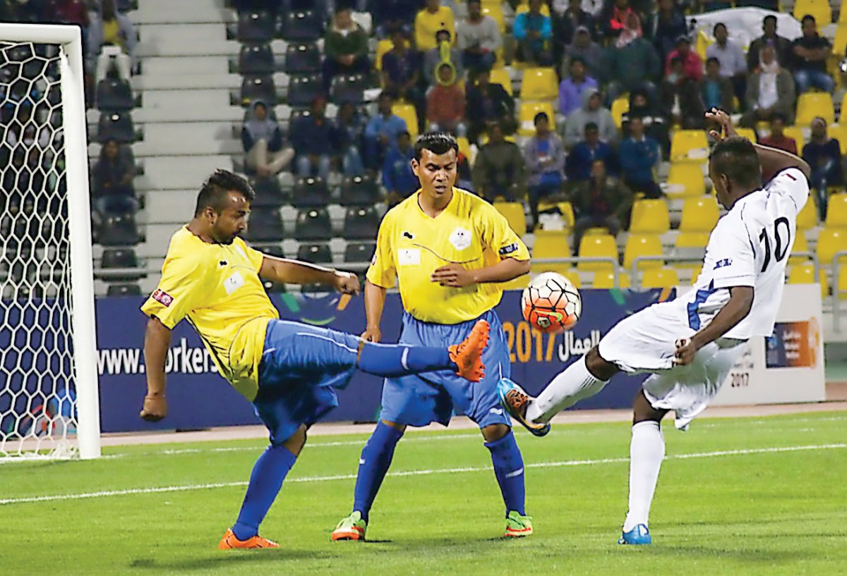 Action from one of the matches at this year's Workers Cup tournament.