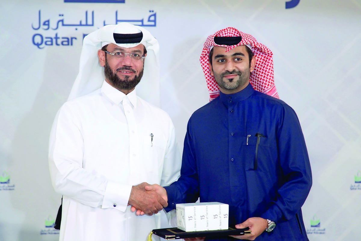 QP officials at the award ceremony.