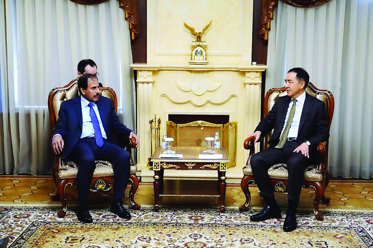 Prime Minister of Kazakhstan Bakytzhan Sagintayev met with Governor of Qatar Central Bank (QCB)  H E Sheikh Abdullah bin Saud Al Thani, who is on a visit to Kazakhstan. During the meeting, they discussed scopes of cooperation in financial, banking and inv