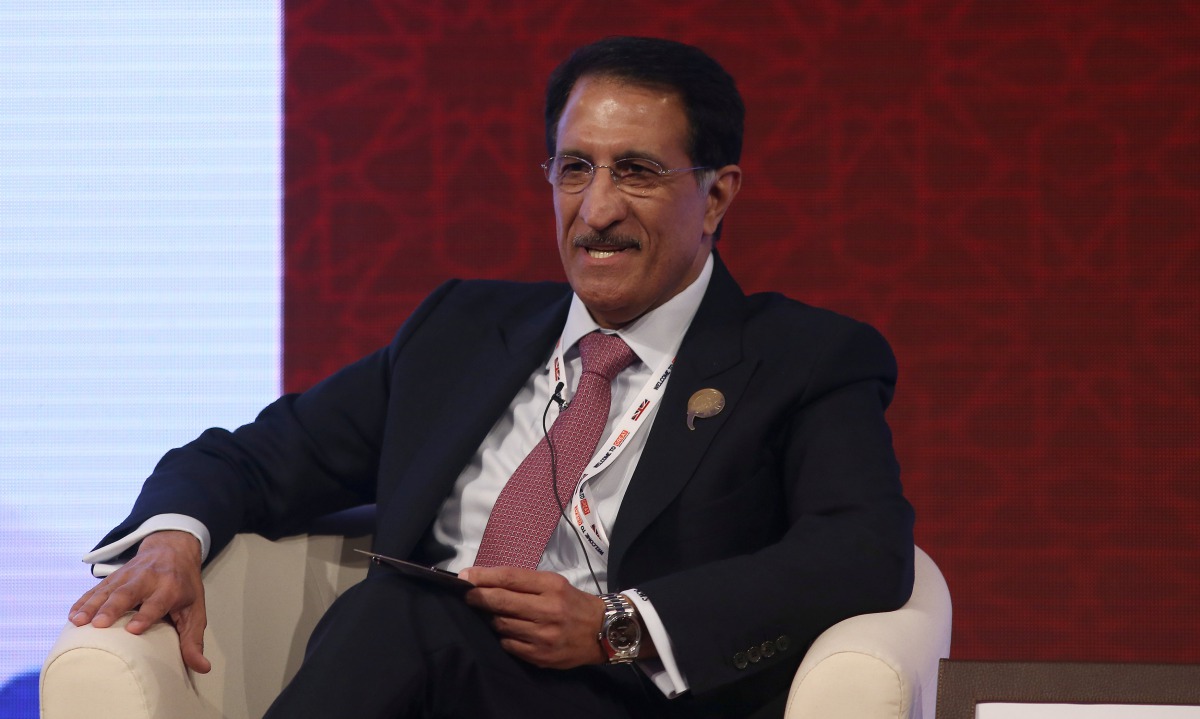 CEO of the Qatar Investment Authority Abdullah Bin Mohammed Bin Saud Al Thani speaks at the Qatar UK Business and Investment Forum in London, Britain March 27, 2017 (REUTERS/Neil Hall)