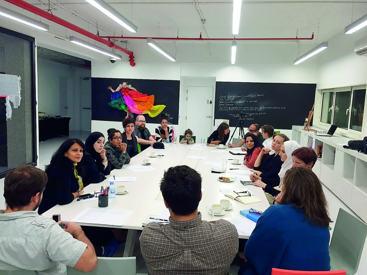 Artists gathered at Mathaf: Arab Museum of Modern Art for the launch of its ‘Creative Conversation for Artists’ programme. 