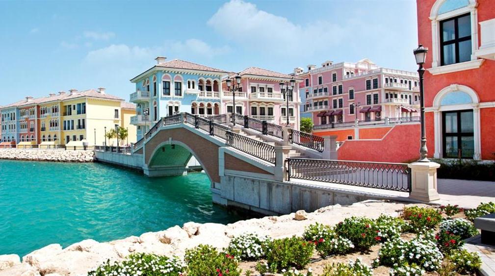 Qanat Quartier at the Pearl Qatar.