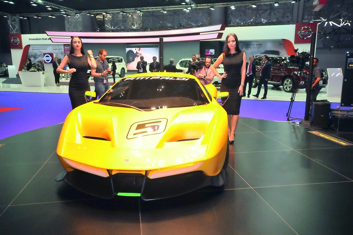 The Fittipaldi EF7 VGT by Pininfarina at the show.