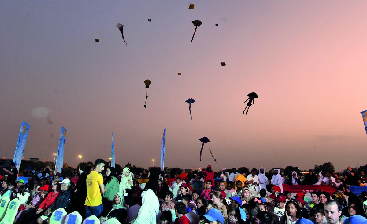 People gather at the closing ceremony of the Festival yesterday. Pic: Kammutty VP / The Peninsula