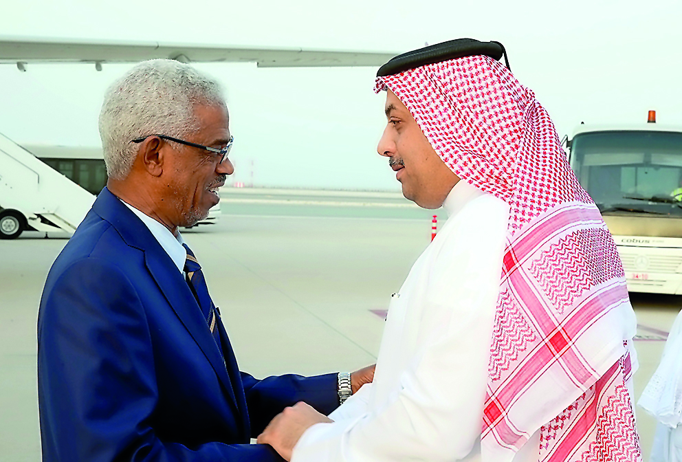 Minister of Defence of the Republic of Sudan, Lieutenant General Awad Mohamed Ahmed Ibn Auf, arrived in Doha on an official visit. The Minister was welcomed at Hamad International Airport by Minister of State for Defence Affairs H E Dr Khalid bin Mohammed