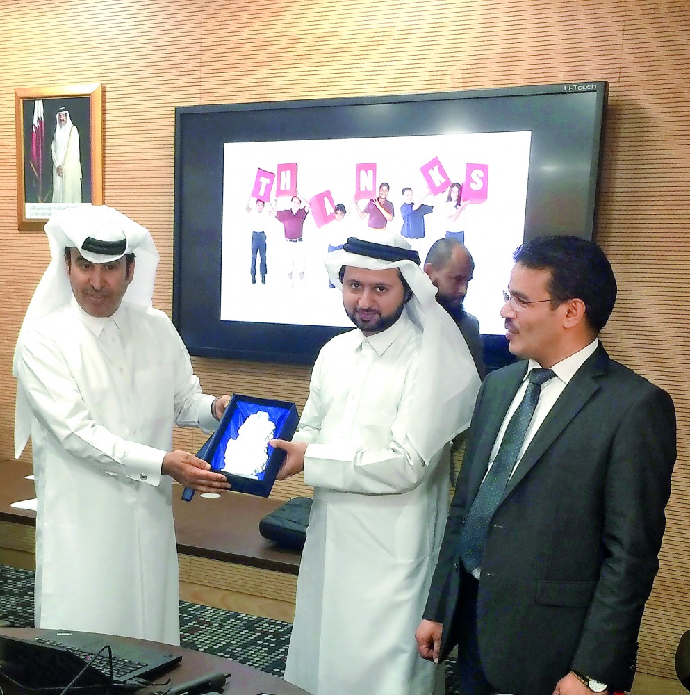 From Left: Dr Khalifa Al Khalifa, Dr Mohammed Talfat, and Dr Ayman Al Deeb. 