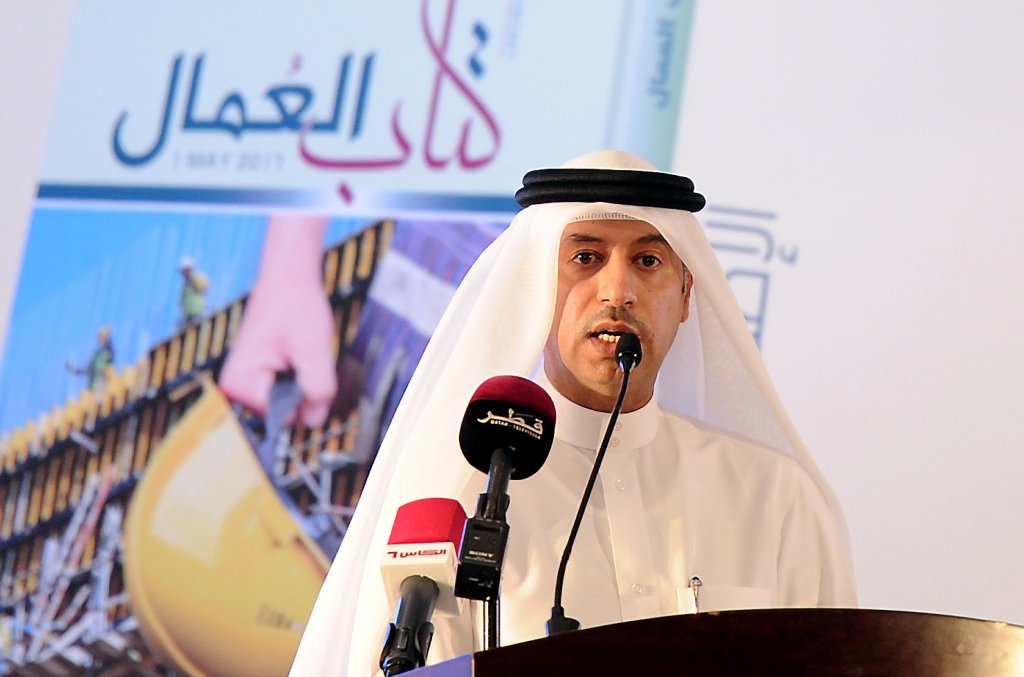 HE Minister of Administrative Development, Labor and Social Affairs Dr. Issa bin Saad Al Jafali Al Nuaimi. Salim Matramkot © The Peninsula