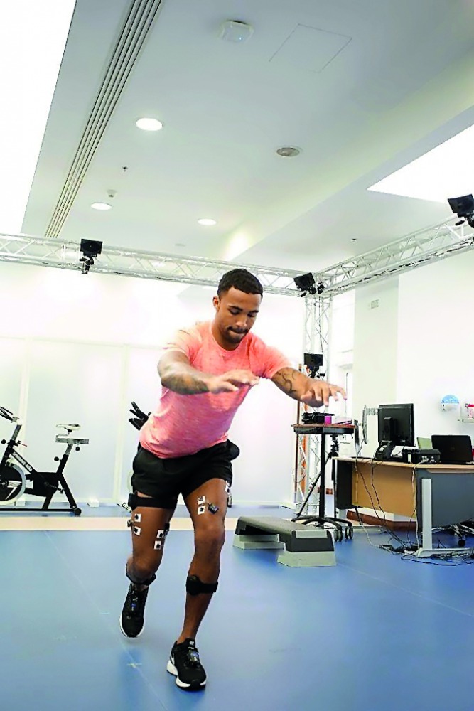 Callum Wilson at Aspetar.