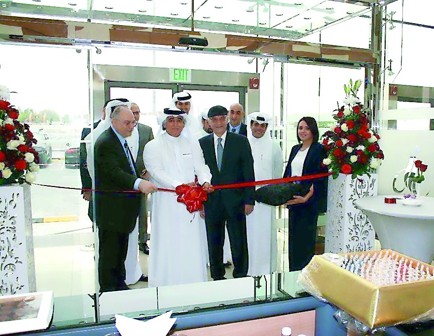 DIG officials and guests at the inauguration of the new branch in Industrial Area, Doha.